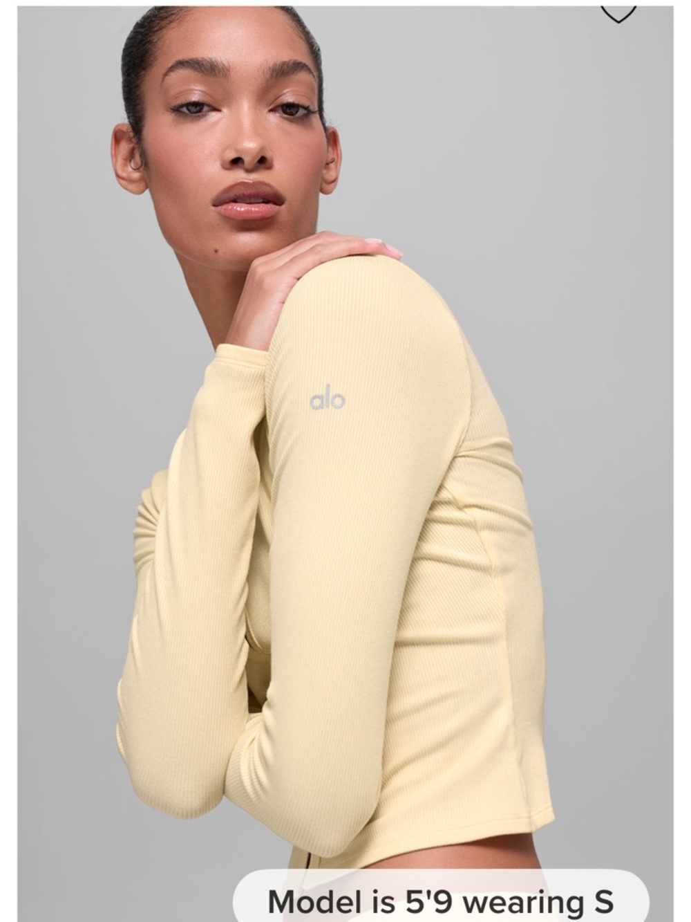 ALO Yoga Dreamlight Long Sleeve Top -
Candlelight Yellow-M-NWT - Picture 4 of 12